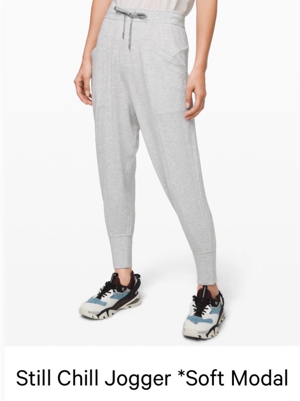 Jogger in Light Gray - Women’s Soft Modal Pants